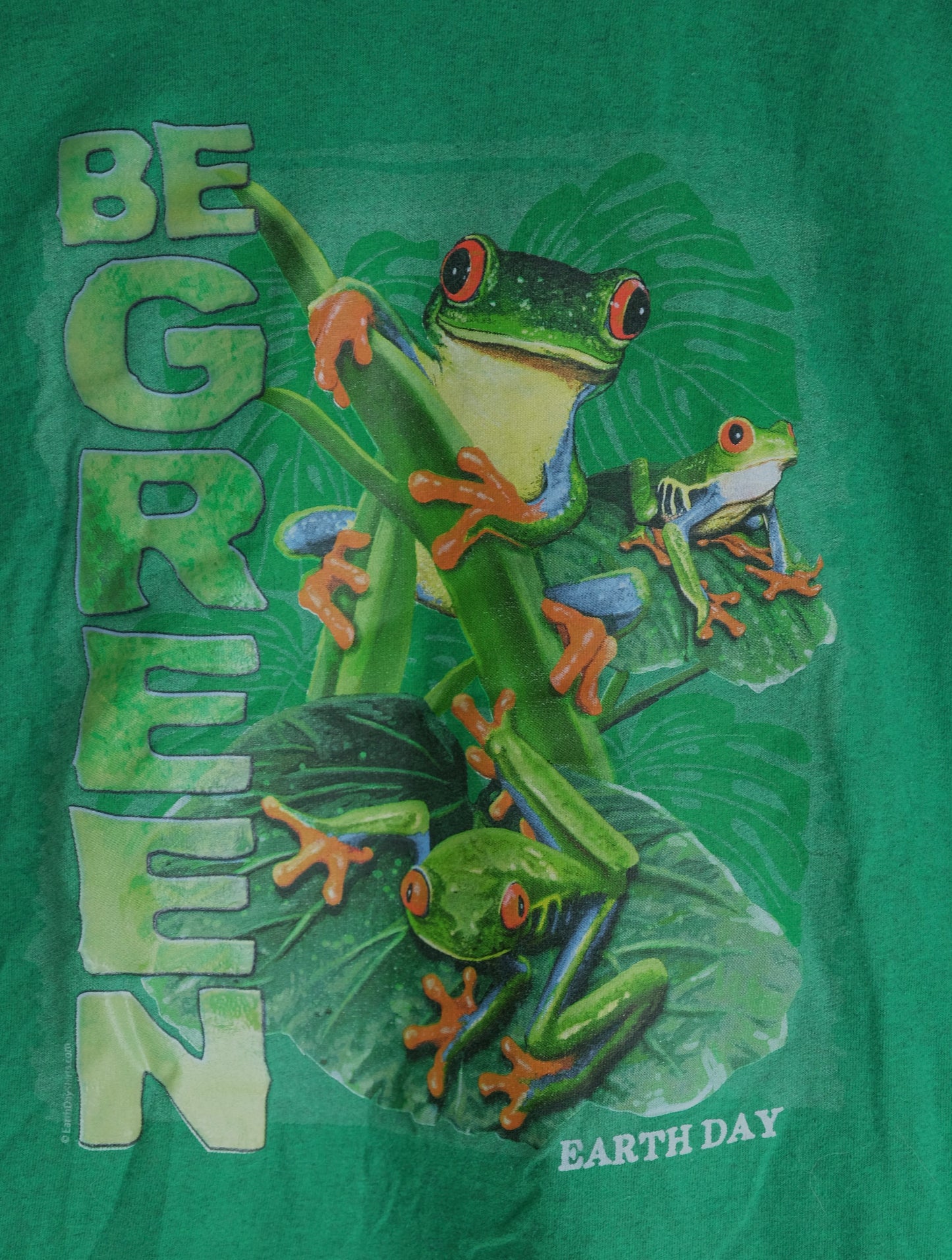 [frizzy finds] be green! t-shirt